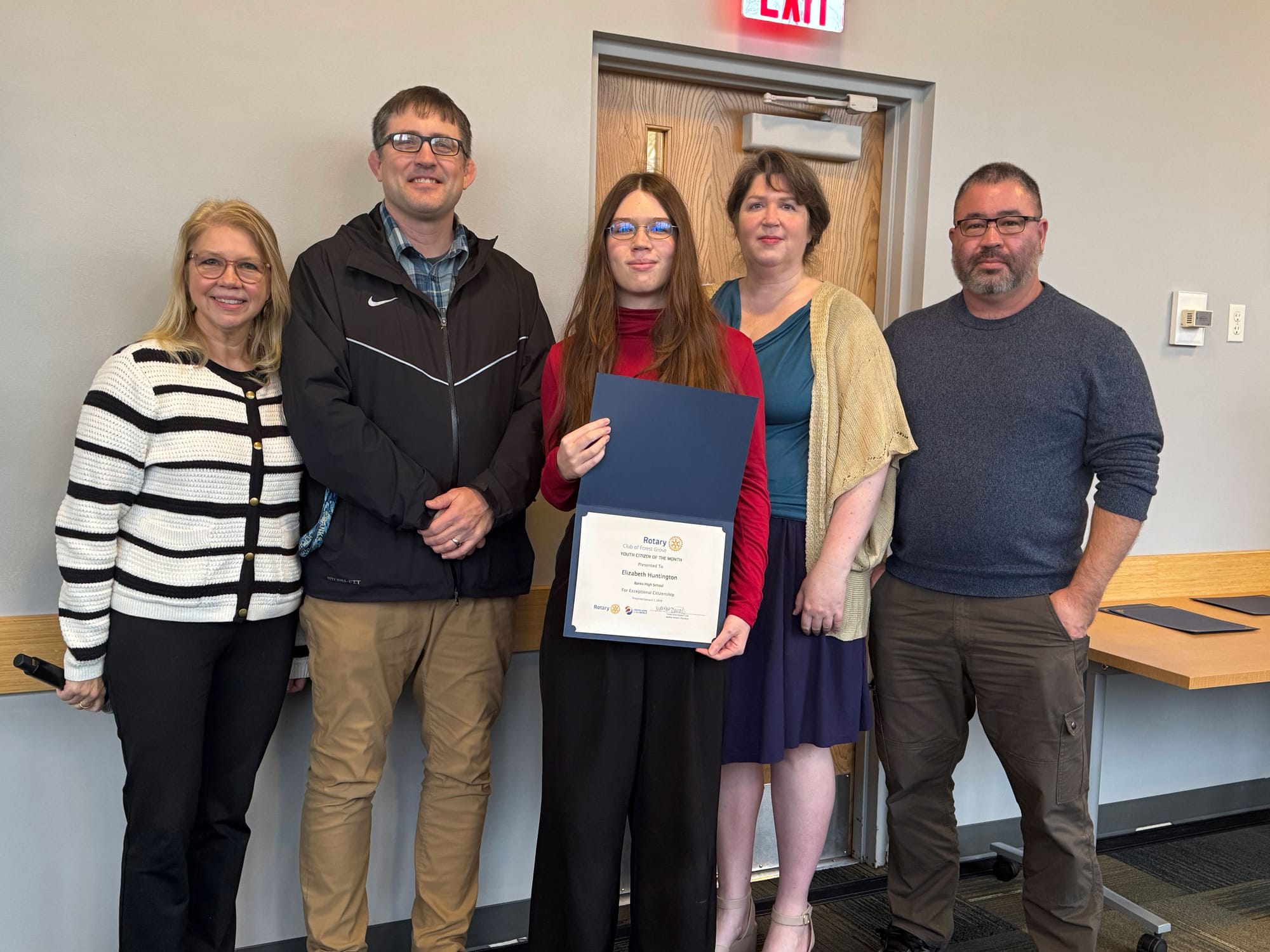 Area students honored by Rotary Club of Forest Grove